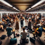 Músicos en el Metro de Nueva York
