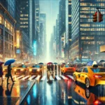 Nueva York en días de lluvia
